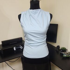 Grace Karin Soft Blue Tank Top